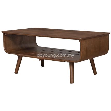 OSTRA II (110x51cm Rubberwood - Walnut) Coffee Table*