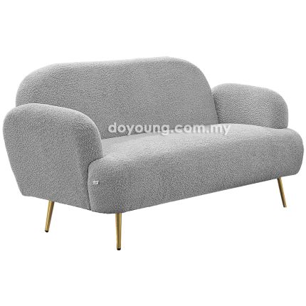 FLUFFY II (150cm Fleece, Light Grey) Sofa