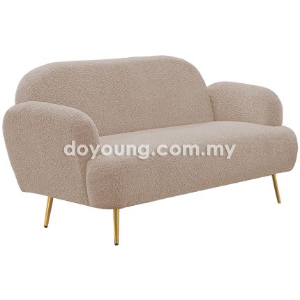 FLUFFY II (150cm Fleece, Light Brown) Sofa