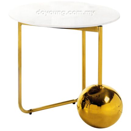 FORSYTH IV (Ø50H51cm Ceramic, Gold) Coffee Table
