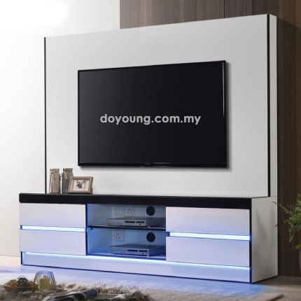 FORINA (186x43H180cm) Freestanding TV Cabinet Set