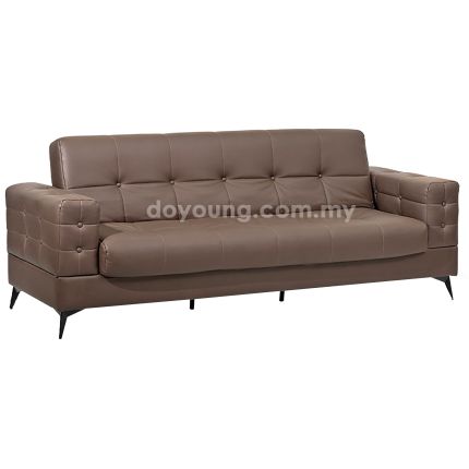 FORRY (236cm Small Double - Faux Leather) Reclining Sofa Bed