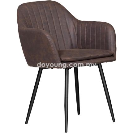 FREYA (Leathaire - Brown) Armchair