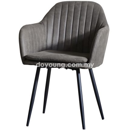 FREYA (Leathaire - Grey) Armchair