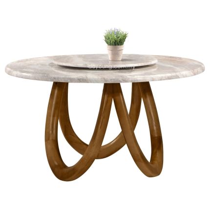 ULVA (Ø130cm Faux Marble) Dining Table