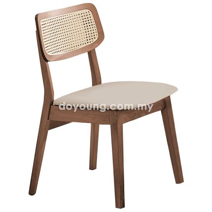 GANIDA II (Faux Leather - Beige) Side Chair