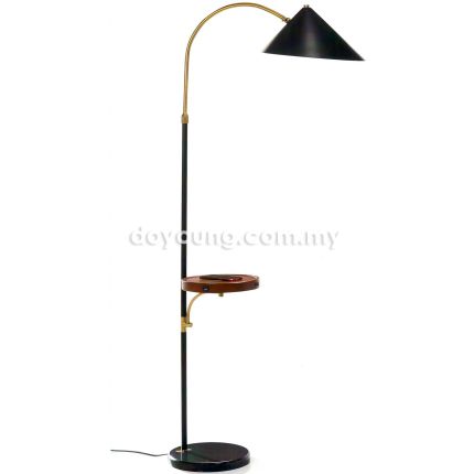 GARDIA (Ø30H163cm) Floor Lamp with Wireless Phone Charger Station