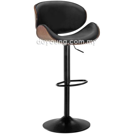 GIHAN (Black / White) Hydraulic Counter-Bar Chair 