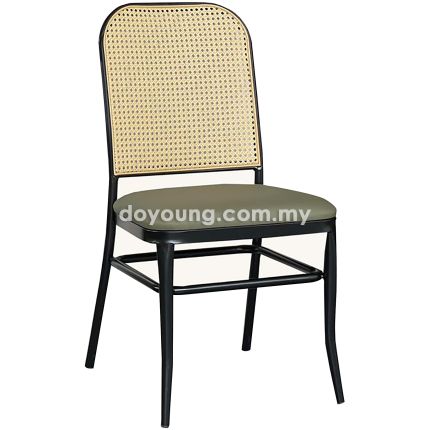 CAMARA Metal II (PP Rattan - Green) Side Chair