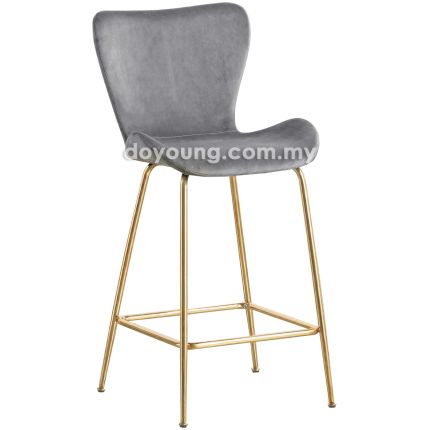 GRYTA II (SH60cm Velvet, Gold) Counter Chair