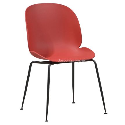 BEETLE (Red) Side Chair (PP replica)