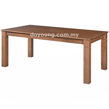 HACCA (180x95cm Rubberwood) Dining Table