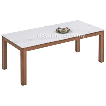 HACCA Stone+ (200x90cm Ceramic - Monochrome) Dining Table