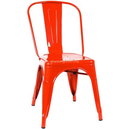 TOLIX (Red) Stackable Iron Side Chair (replica)
