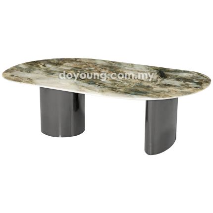 ELSKA II (130x70cm Lasered Natural Stone - Brown) Coffee Table