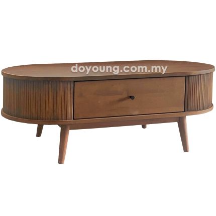 HATICE (Oval120x60cm Rubberwood) Coffee Table