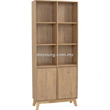 HAYLEN (80H195cm Oak) Bookcase*