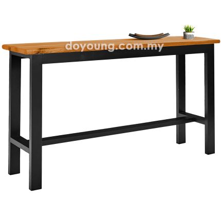 BRODRIC+ (120/150/180/210H105cm Solid Wood) Bar Table (CUSTOM)