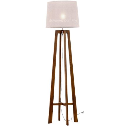 JAMSON (H165cm Walnut) Floor Lamp