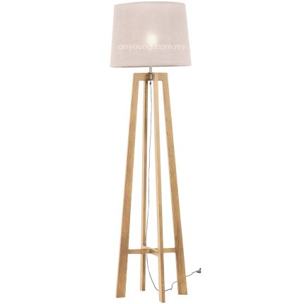 JAMSON (H165cm Oak) Floor Lamp