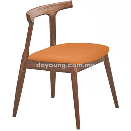 ILLUNA II (Walnut, Orange) Side Chair