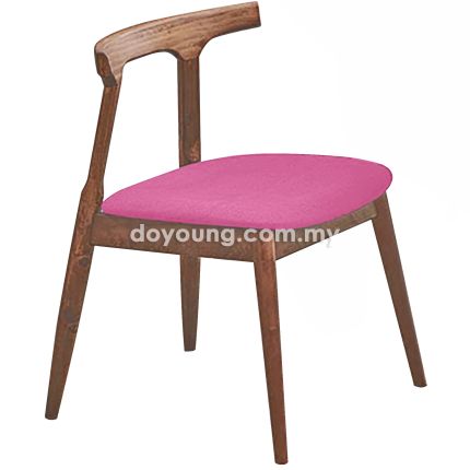 ILLUNA II (Walnut, Pink) Side Chair