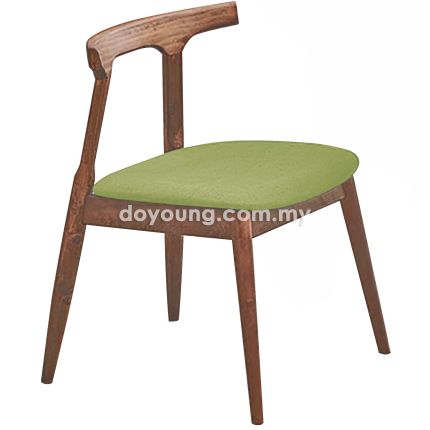 ILLUNA II (Walnut, Green) Side Chair