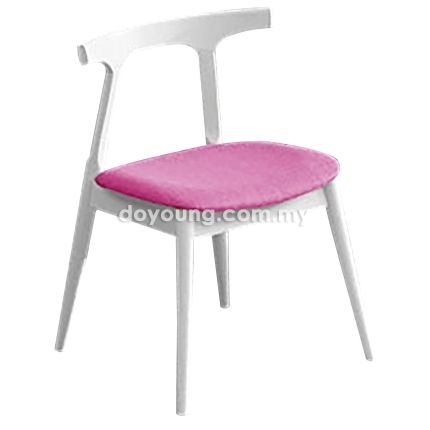 ILLUNA II (White, Pink) Side Chair