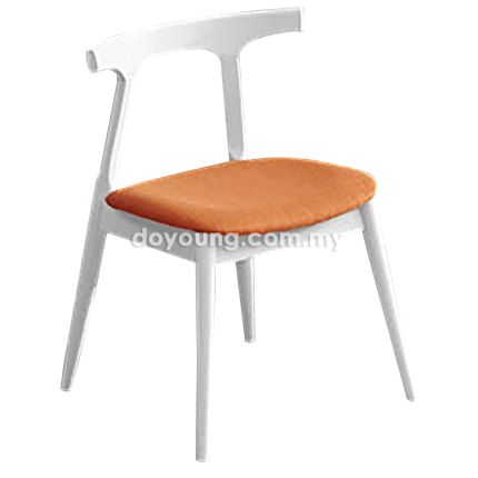 ILLUNA II (White, Orange) Side Chair
