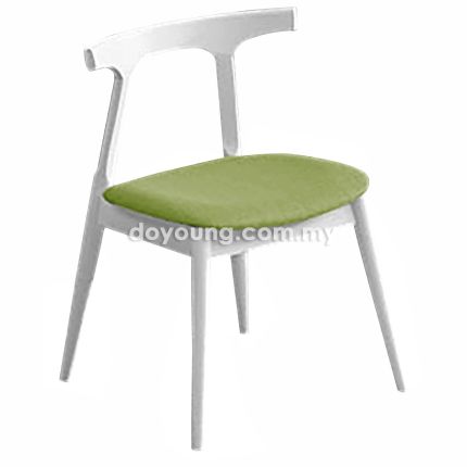 ILLUNA II (Fabric, White) Side Chair