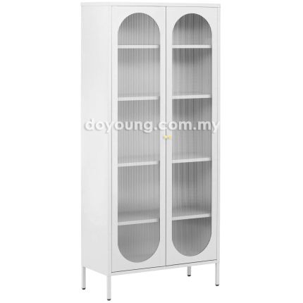 SAVAS (70H180cm Ice-Glass Doors) Tall Display Cabinet