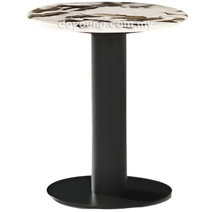 ROSCOE II (Ø45H51cm Lasered Natural Stone) Side Table