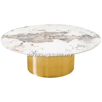 HERMAS (Ø90cm Ceramic) Coffee Table