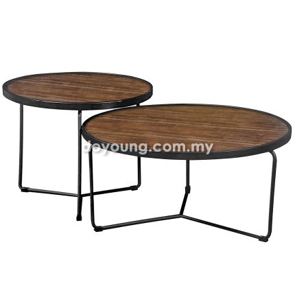 OVID (Ø80,Ø60cm Set-of-2) Coffee Tables