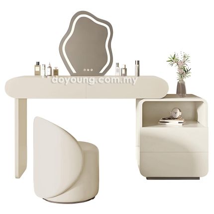 MAGGY III (70-100/120/140cm Extendable) Dressing Table with Mirror