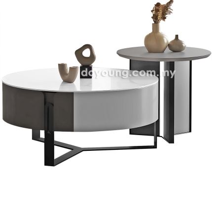 GELAEL II (Ø80,Ø55cm Set-of-2 Ceramic) Coffee Tables