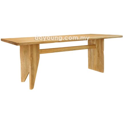 MAXENE (150/180/210/240/300cm Solid Wood) Dining Table (CUSTOM)
