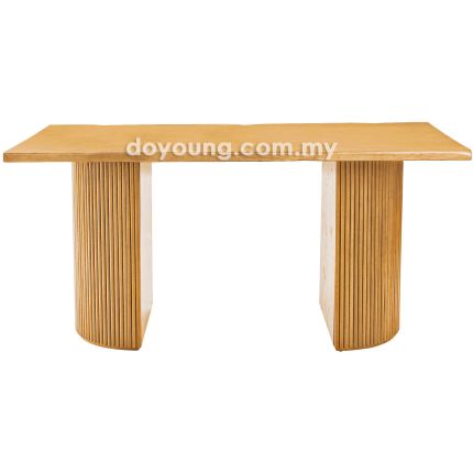 INDIRA+ (180H90cm Semangkok - Rustic Oak) Counter Table (CUSTOM)