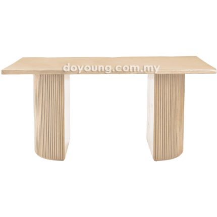 INDIRA+ (210H90cm Semangkok - WhiteWash) Counter Table (CUSTOM)