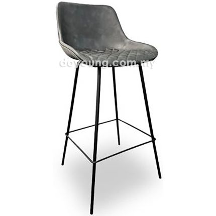 ALLAN (SH75cm Dark Grey) Bar Chair