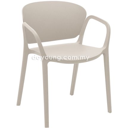 JADIN (PP Light Grey) Stackable Armchair*