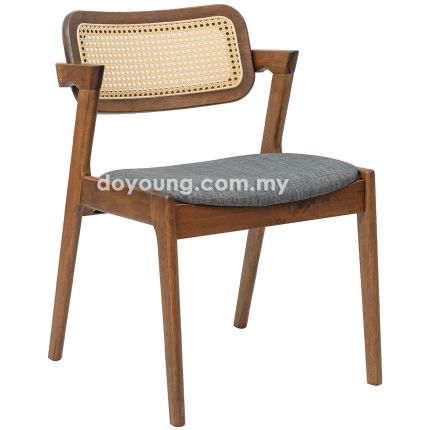 JUMAT Rattan II (Fabric - Walnut) Armchair