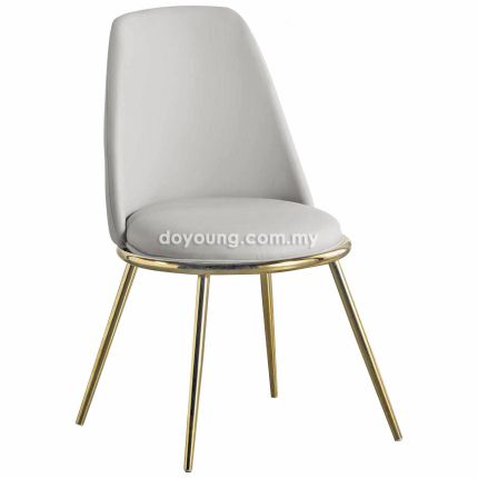 KADEE (Faux Leather, Gold) Side Chair*