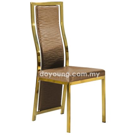 KARIENA (Gold) Parsons Chair