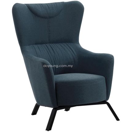 CHENEY (70cm Bluish Dark Grey) Armchair