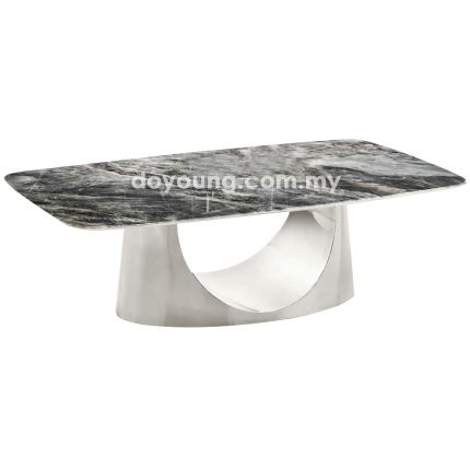 KHIONE II (130x70cm Lasered Natural Stone) Coffee Table