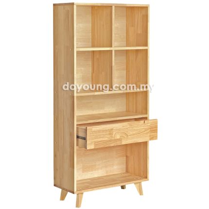 KIERTA (70H150cm Rubberwood) Bookcase