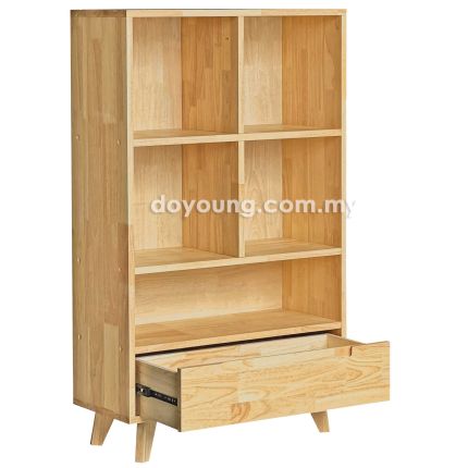 KIERTA (70H117cm Rubberwood) Bookcase