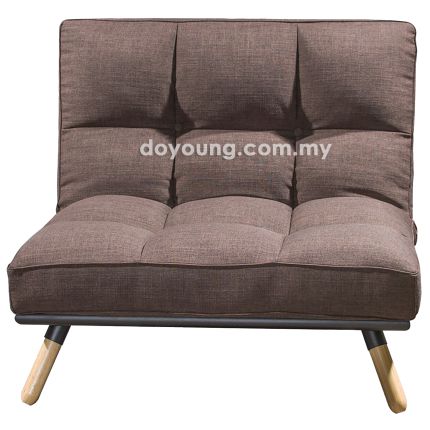 KOYO (120cm, Fabric - Brown) Easy Chair (adj. back)*