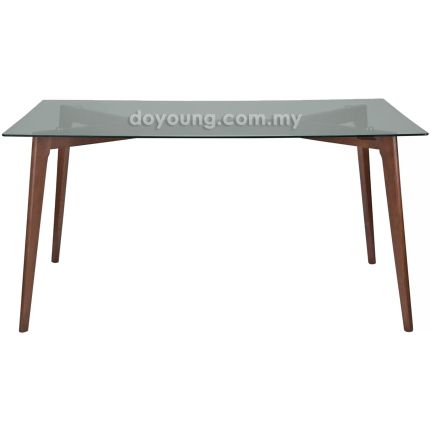 KRISTOF (150x90cm Glass) Dining Table 